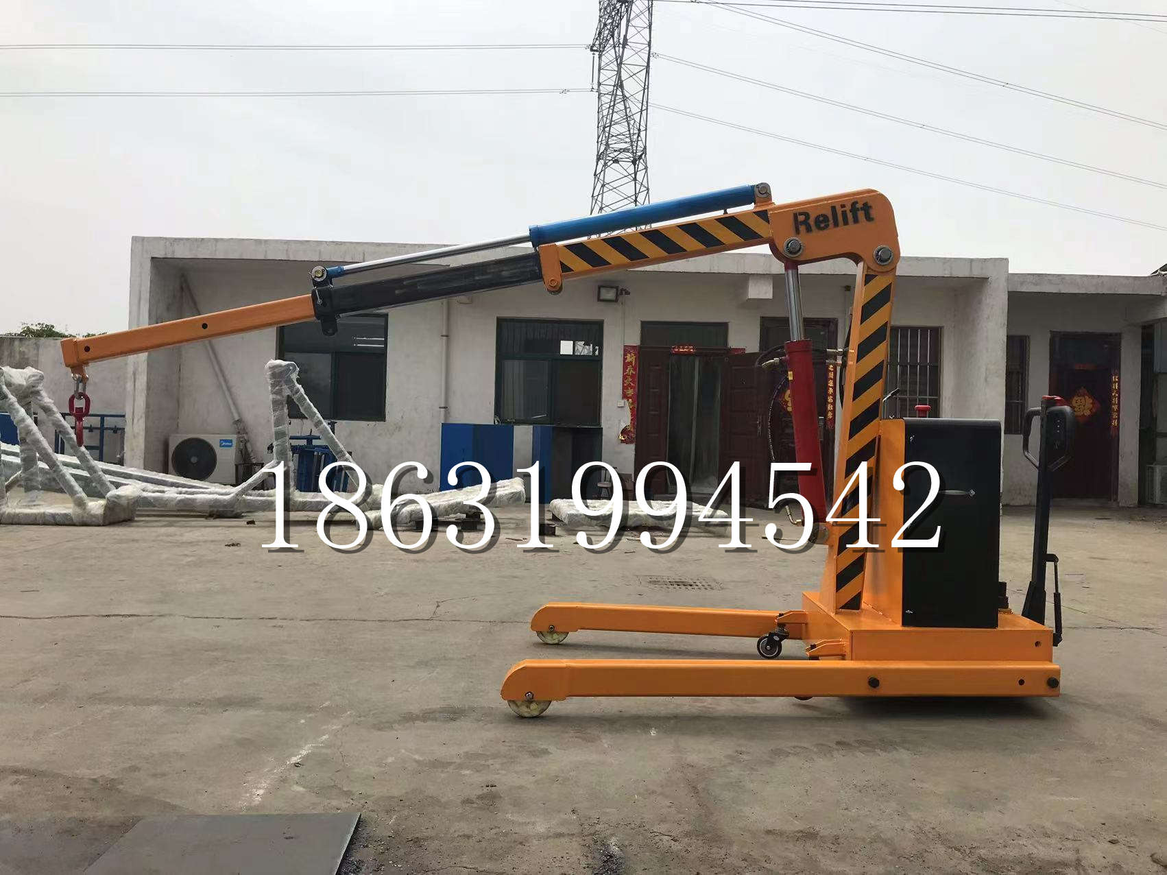 扎赉特旗久征定做3吨三轮随车吊 农用园林绿化移树吊 平板工程用小吊机