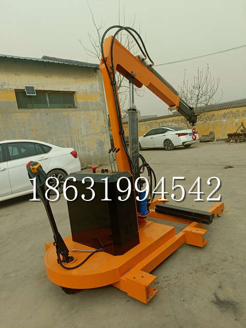 扎赉特旗自卸车厢随车吊 自制轮式四不像起重机 四驱平板吊 5吨 贵盛